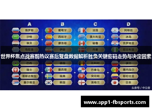 世界杯焦点战赛前热议赛后复盘数据解析胜负关键密码走势与决定因素